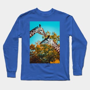 Couple of Giraffes Photograph Long Sleeve T-Shirt